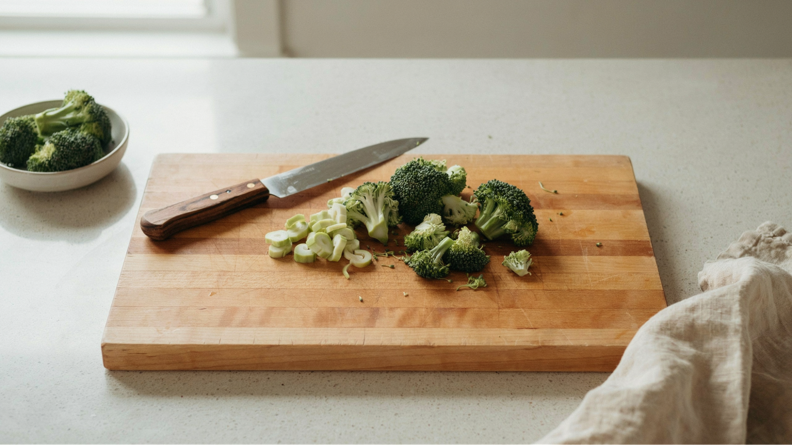 Step 1: Preparing and Cutting Broccoli Properly
